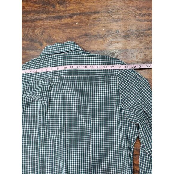 Mizzen + Main Trim Fit Plaid Long Sleeve Button-Up Shirt Multicolor Men's Large - Picture 8 of 8